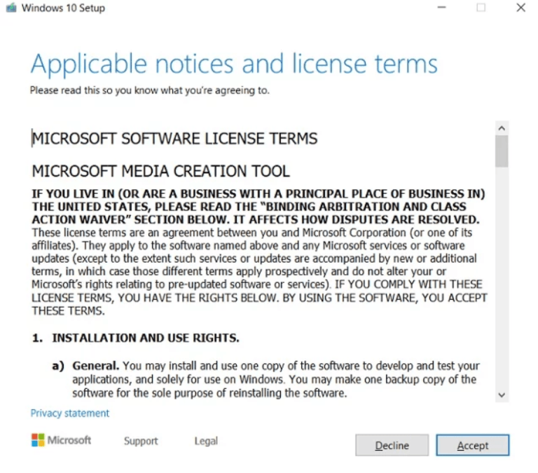 windows 10 setup,how to create a windows bootable flash drive media creation tool