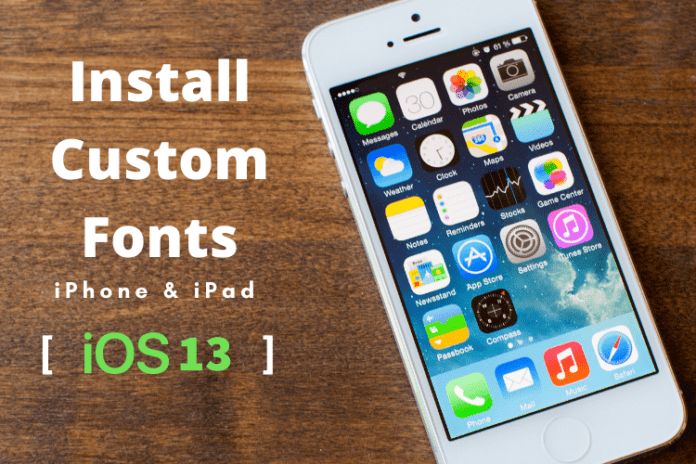 install custom fonts on iOS, install custom fonts on iPhone, custom fonts on iPad