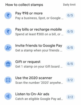 Google pay 2020, 6 official method