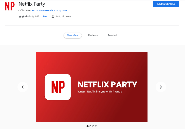 How to Watch Netflix With Your Friends Online, rave, netflix party extension, watch netflix together online