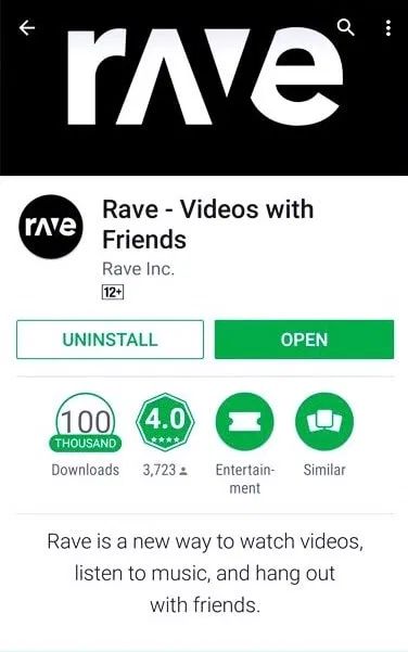 Rave Watch Netflix with friends