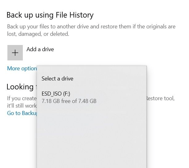 Windows Native Backup tool