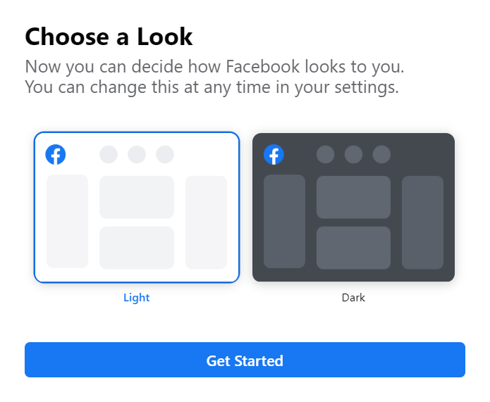 Facebook new ui design 2