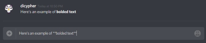 bold text in discord, format text in discord