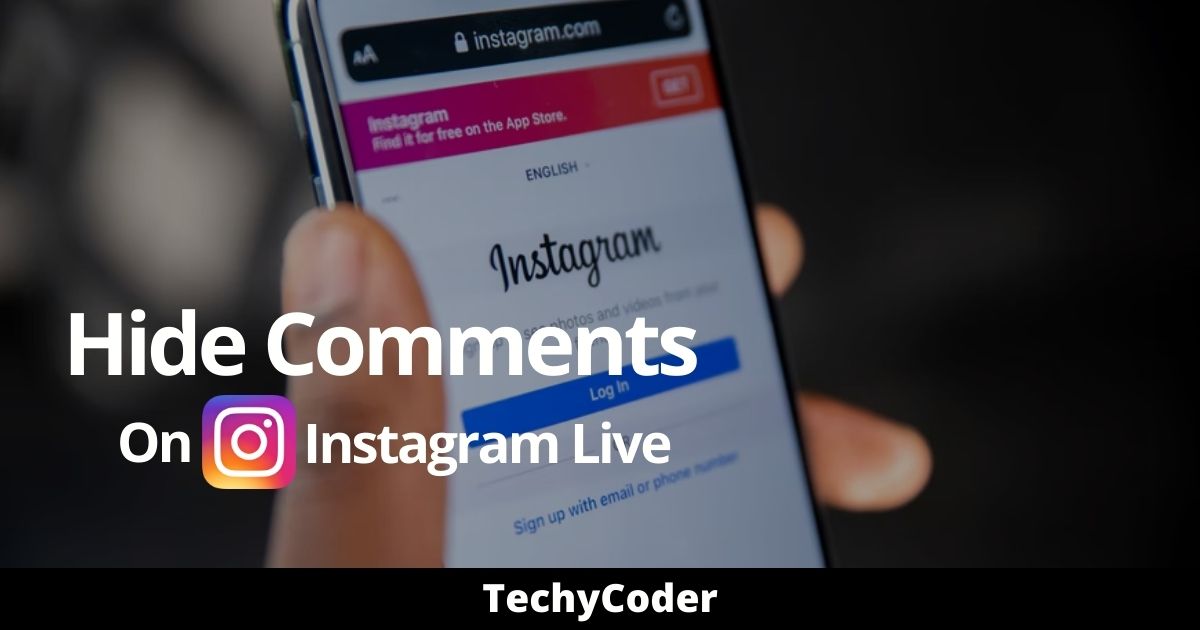 Hide Comments on Instagram Live