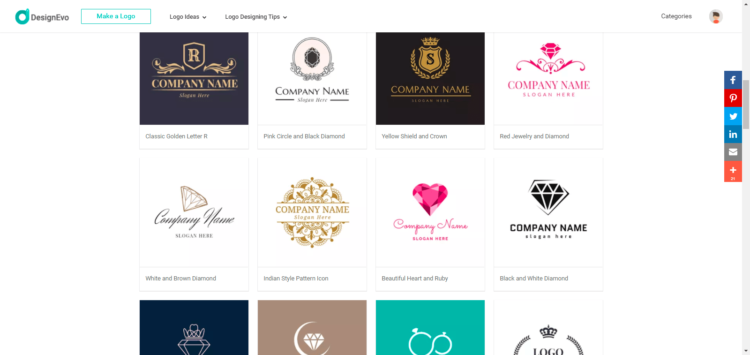 luxury templates designevo logo maker