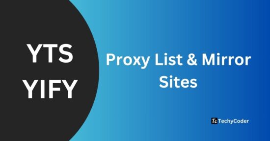 Yify Proxy List & Mirror Sites