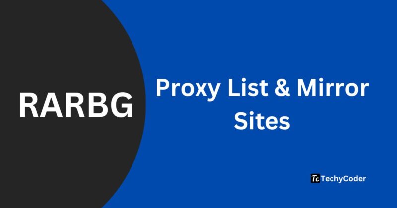 RARBG Proxy List & Mirror Sites